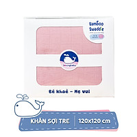 Khăn sợi tre lụa đa năng cho bé Lovingbaby - Siêu thấm hút - Mềm mịn - An toàn cho da bé - Kích thước 120x120cm