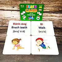 Thẻ Flash Card Glenn Doman Chủ Đề Hành Động, Flashcard Học Tập Cho Bé