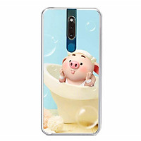 Ốp lưng dẻo cho điện thoại Oppo F11 Pro - 0050 PIG17 - Hàng Chính Hãng