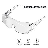 Safety Glasses Wind-Proof Protective Glasses Eye Protection Transparent Goggles Eyewear Eye Protector for Men & Women