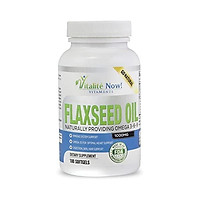 Best Organic Flaxseed Oil Softgels - 1000mg Premium, Virgin Cold Pressed from Flax Seeds - Hair Skin & Nails Support - Omega 3-6-9 Supplement - 100 Count - More Than 3 Month Supply!