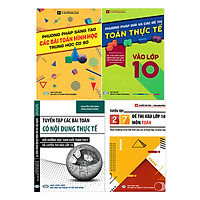 Combo Toán Thực Tế THCS (Trọn Bộ 4 Cuốn)