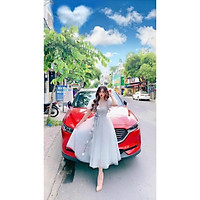 Đầm xoè dự tiệc công chúa kết hoa và cườm 6D TRIPBLE T DRESS -size M/L (kèm ảnh/video thật) MS296V