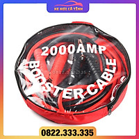 4m Bộ dây câu bình ắc quy lõi đồng 2000A (Đen Đỏ)