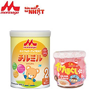 Combo 1 lon Sữa Morinaga số 2 Chilmil 850gr + 1 lọ Ruốc cá hồi Meiwa (ngẫu nhiên)