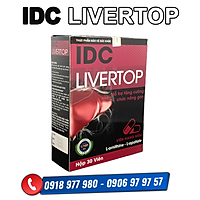 IDC LIVERTOP - Hỗ trợ thanh nhiệt, mát gan, giúp giải độc gan và bảo vệ gan. Tăng cường chức năng gan.