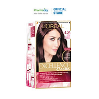 Kem nhuộm dưỡng tóc phủ bạc L'Oreal Excellence Crème - Màu 4.26 (nâu tím ánh đỏ)