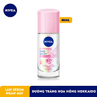 Lăn Ngăn Mùi Nivea Serum Trắng Mịn Hương Hoa Hồng Hokkaido (40ml) 85301