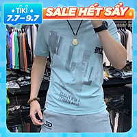 Áo Thun Nam Cổ Tròn Tay Ngắn Trẻ Trung Thương Tiệu Chandi, Áo Phông Nam Họa Tiết Trẻ Trung Chất Liệu Cotton Cao Cấp Mát Mịn Thấm Hút Mồ Hôi Mẫu NT5050