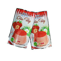 Combo 2 Bột Rau Câu Dâu Tây Dragon (2 gói x 86 gam)