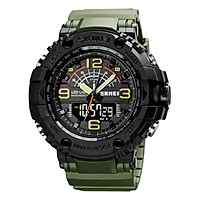 SKMEI Quartz Digital Electronic Men Watch 3 Time Mode Date Week Alarm Clock Backlight 5ATM Waterproof Male Fashion
