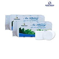 Hai lốc giấy vệ sinh An Khang Inno10 hai lớp - 10 cuộn / lốc