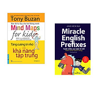 Combo 2 cuốn sách: Tony Buzan - Tăng Cường Trí Nhớ Và Khả Năng Tập Trung + Miracle English Prefixes - Tuyệt Chiêu Suy Luận Từ Mới Bách Phát Bách Trúng