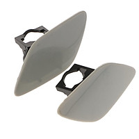 2x Front Bumper Headlight Washer Covers Cap Unpainted Trim for E92/E93 3
