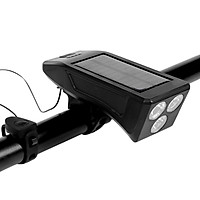 Đèn xe đạp chạy bằng năng lượng mặt trời, Đèn pha đi xe đạp có còi, sạc USB