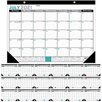 Wall Calendar 2021-2022 Monthly Calendar Planner from July 2021 to December 2022 17 x 12 Inches Twin-Wire Bound with