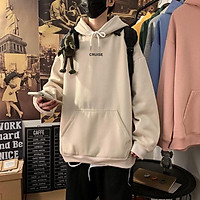 Áo Khoác Nỉ Hoodie Cruise Nam Nữ 2 Lớp Dày Dặn Phong Cách Hàn Quốc Free Size Dươi KNN38