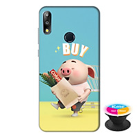 Ốp lưng điện thoại Asus Zenfone Max Pro M2 hình Heo Con Mau Sắm tặng kèm giá đỡ điện thoại iCase xinh xắn - Hàng chính hãng