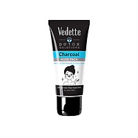 Gel lột mũi Vedette Pore care Detox Solutions Charcoal Nose Pack