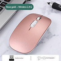 Có Thể Điều Chỉnh DPI Siêu Mỏng Chuột Wirelesss Im Lặng Mini Công Thái Mause Sạc Chuột Không Dây 2.4Ghz Cho Ipad Pro 11 Cho mạc