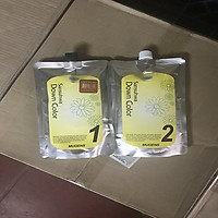 Nhuộm túi phủ bạc thảo dược thời trang màu nâu sáng (Hàn Quốc) mugens sansuhwa down color light brown 2 x 450g