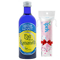 Nước hoa hồng Hoa kim mai Christian Lenart Eau Florale d’Hamamélis 200ml + Tặng túi bông tẩy trang Ipek 80 miếng