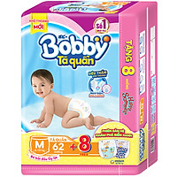 Tặng 8 Miếng Phiên Bản Hè Đặc Biệt Tã Quần Bobby Siêu Thoáng M62
