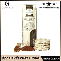 Bánh ăn kiêng, tập GYM gạo lứt GUfoods - có 3 lựa chọn yến mạch, huyết rồng, tím than (165g)
