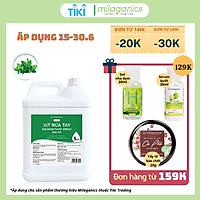 Nước Rửa Tay Khô Bạc Hà Sát Khuẩn, Làm Sạch Vượt Trội, Dưỡng Ẩm Không Gây Khô Da MILAGANICS 5LIT (Can Size Lớn) - Tặng Kèm Bình Chiết Xịt Màu Ngẫu Nhiên