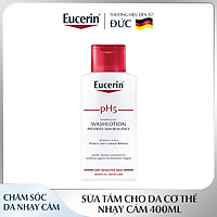 Sữa Tắm Cho Da Cơ Thể Nhạy Cảm Eucerin pH5 Skin-Protection Washlotion 400ml