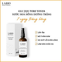 Nước hoa hồng LABIO - Dưỡng ẩm, cân bằng PH - Glu Jeju Pore Toner 60ml