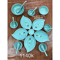 Bộ đồ ăn gốm sứ Bát Tràng cao cấp