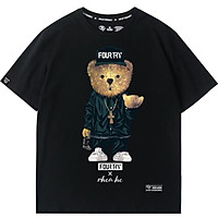 Áo Thun Tay Lỡ Unisex Kiểu áo phông form rộng tay lỡ Ulzzang Hình Gấu - Có Kèm Quà Tặng
