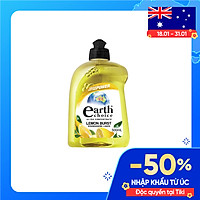 Nước rửa chén đậm đặc Earth Choice gốc thực vật hương chanh vàng kháng khuẩn 500ml