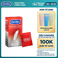 Bao cao su Durex Fetherlite Ultima Hộp 12 Bao