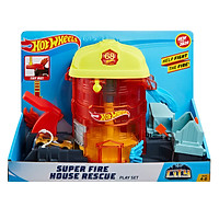 Đồ Chơi Mô Hình HOT WHEELS Sở Cứu Hỏa Siêu Cấp Hot Wheels GJL06/FNB15