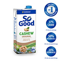 Sữa hạt điều So Good 1L, làm từ hạt điều Úc, calo thấp, ít ngọt, phù hợp mẹ bầu, sản xuất tại Úc