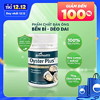 Goodhealth Oyster Plus Tinh Chất Hàu 60 Viên - Tăng Cường Sinh Lý - Cải Thiện Chất Lượng Tinh Trùng - Hàng Chính Hãng New Zealand
