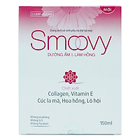 Dung dịch vệ sinh phụ nữ thế hệ mới Smoovy dưỡng ẩm và làm hồng vùng kín 150ml