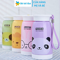 Bình uống nước 500ml cho bé đi học, đi chơi có nắp vặn (giao màu ngẫu nhiên)