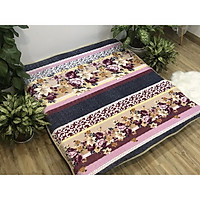 THẢM TRẢI GIƯỜNG NỈ NHUNG CHÙM HOA HỒNG
