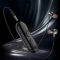 V18 Bluetooth Wireless Headset Earphone &Clip Earbuds Car Stereo Black