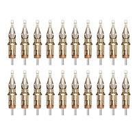 20PCS 9RS T-attoo Cartridge N-eedles Tubes Hand Poke Sterilized N-eedle Accessories Kit Set T-attoo Supplies for