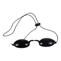 Flexible Tanning Bed Goggles Eye Protection UV Glasses Portable Black Glasses Protective Eye Mask Eyeshield