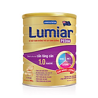 Sữa bột Lumiar Pedia 900g - sản phẩm dành cho trẻ cần tăng cân với DHA, MCT, LYSINE cao năng lượng