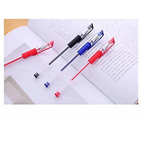 Bút bi bút nước 0.5mm cao cấp mực đều - 2 màu xanh đen đỏ