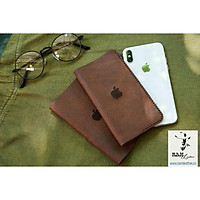 BAO DA IPHONE DA BÒ THẬT VINTAGE - IPHONE 6, 6PLUS, 7, 7 PLUS, 8, 8 PLUS, X, XS, XSMAX, IP 11, IP 11 PROMAX. SE
