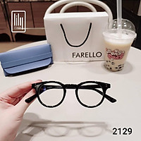Gọng kính cận nam nữ Lilyeyewear mắt tròn nhỏ, chất liệu nhựa chắc chắn, màu sắc thời trang 2129