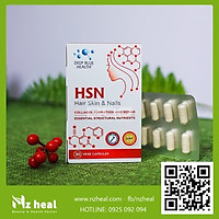 Viên uống HSN Deep Blue Health dưỡng da tóc móng 30 viên