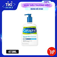Sữa Rửa Mặt Cetaphil Gentle Skin Cleanser 473ml Tẩy Sạch Chất Nhờn Và Bụi Bẩn Giúp Mềm Mại Da